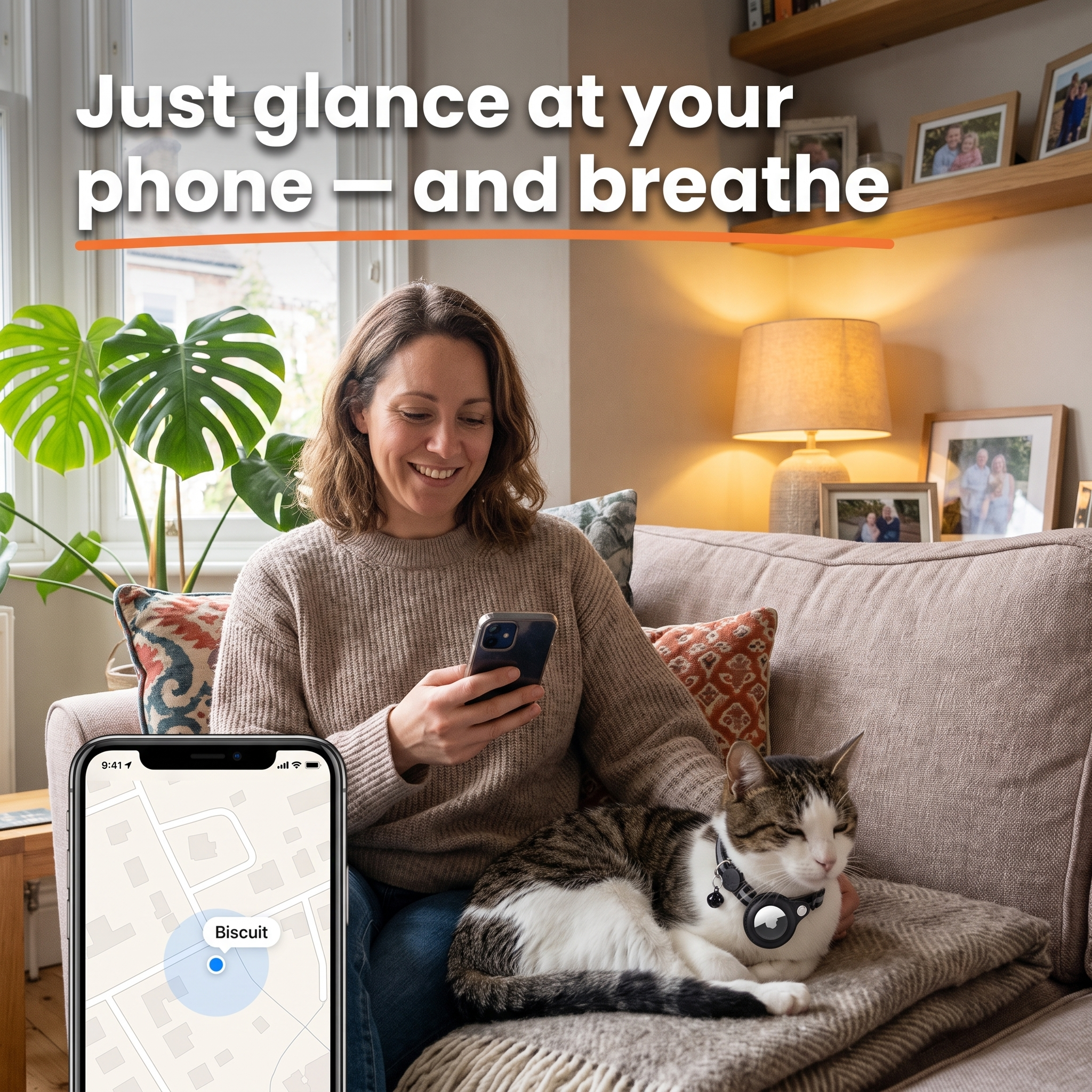 Purrspot™ GPS Cat Collar — No Subscription, No Nightly Charging