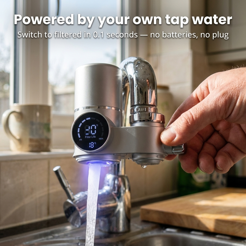 PureFlow™ — The Only Tap Filter That Shows You It's Working