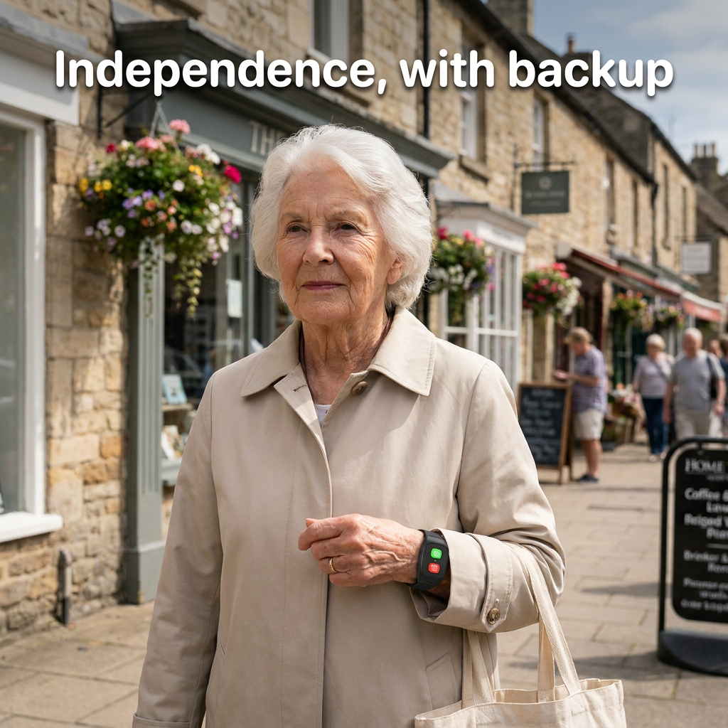 Kinspot™ — SOS Watch That Calls Your Family, No Subscription