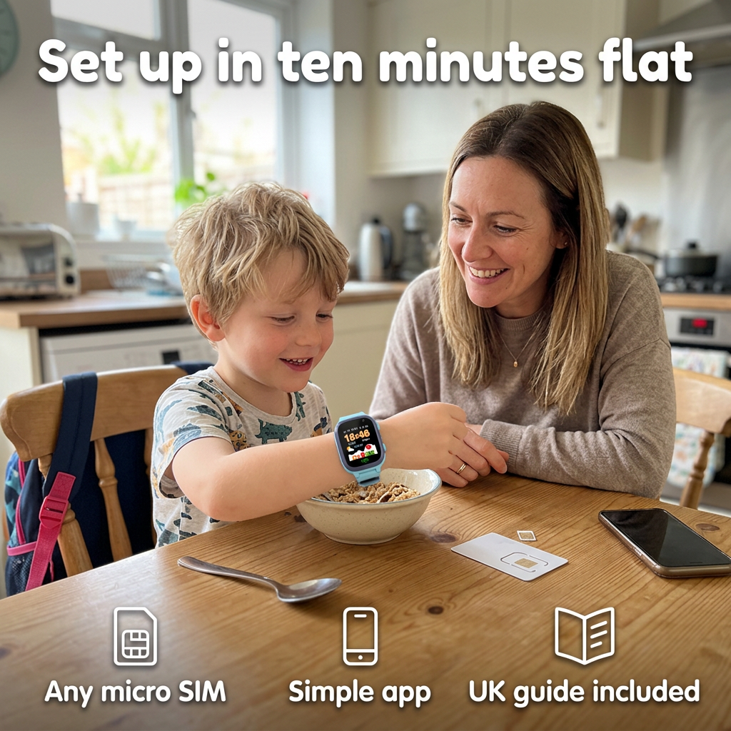 Buzzly™ Kids' Calling Watch — Their First Watch, Your Number In It. No Subscription