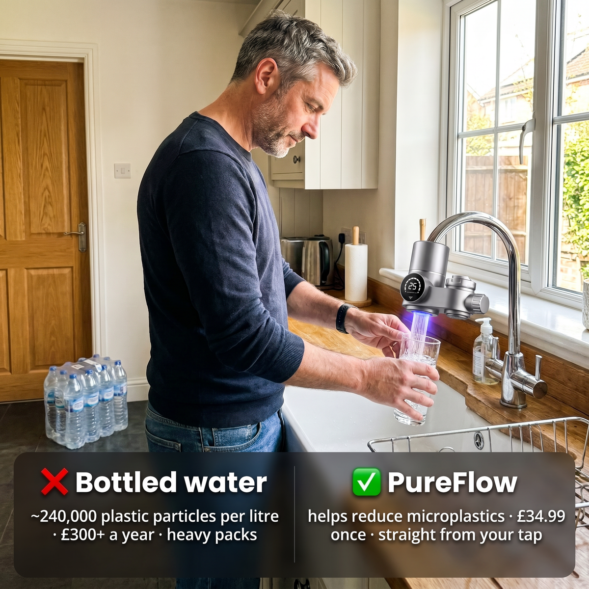 PureFlow™ — The Only Tap Filter That Shows You It's Working
