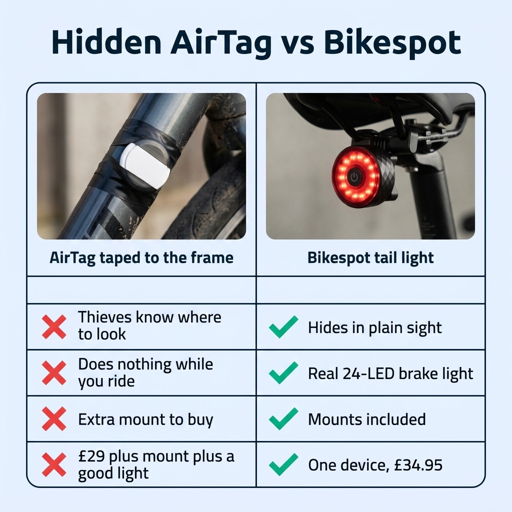 Bikespot™ — Smart Find My Tail Light