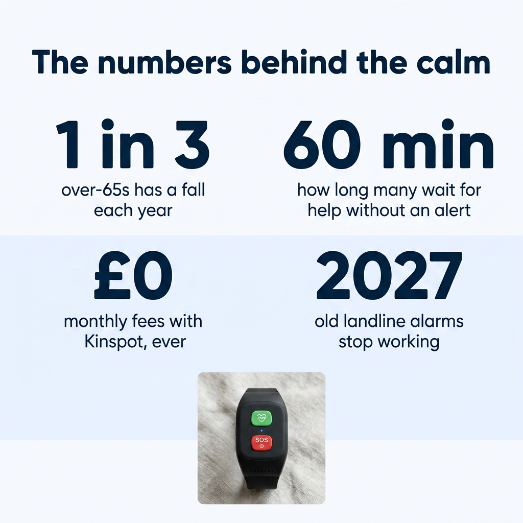 Kinspot™ — SOS Watch That Calls Your Family, No Subscription