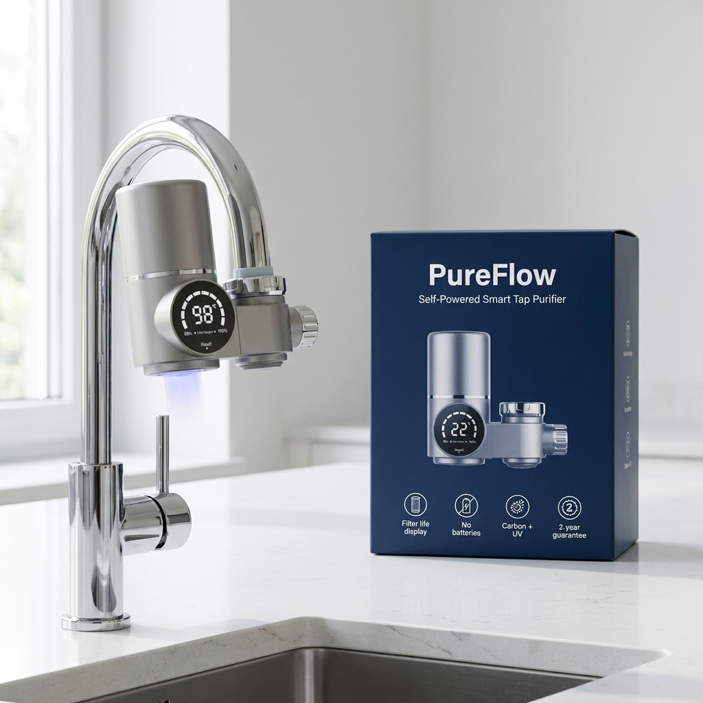 PureFlow™ — The Only Tap Filter That Shows You It's Working