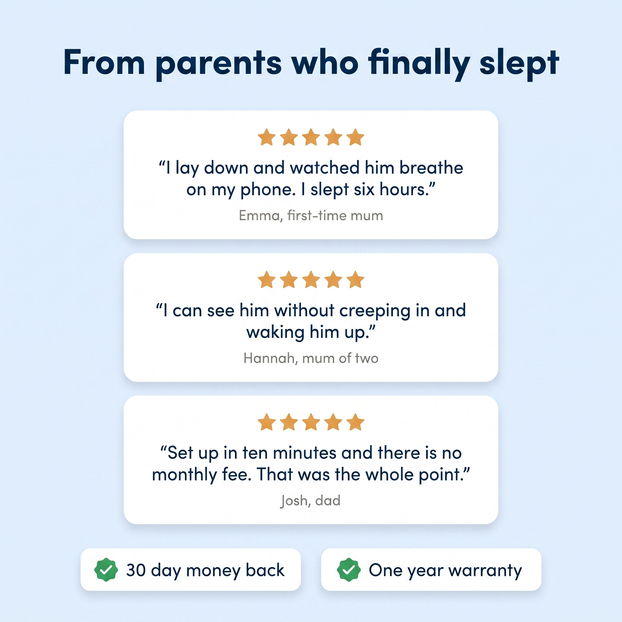 Nestly™ – 360° WiFi Baby Monitor | Local SD Storage, No Cloud, No Subscription