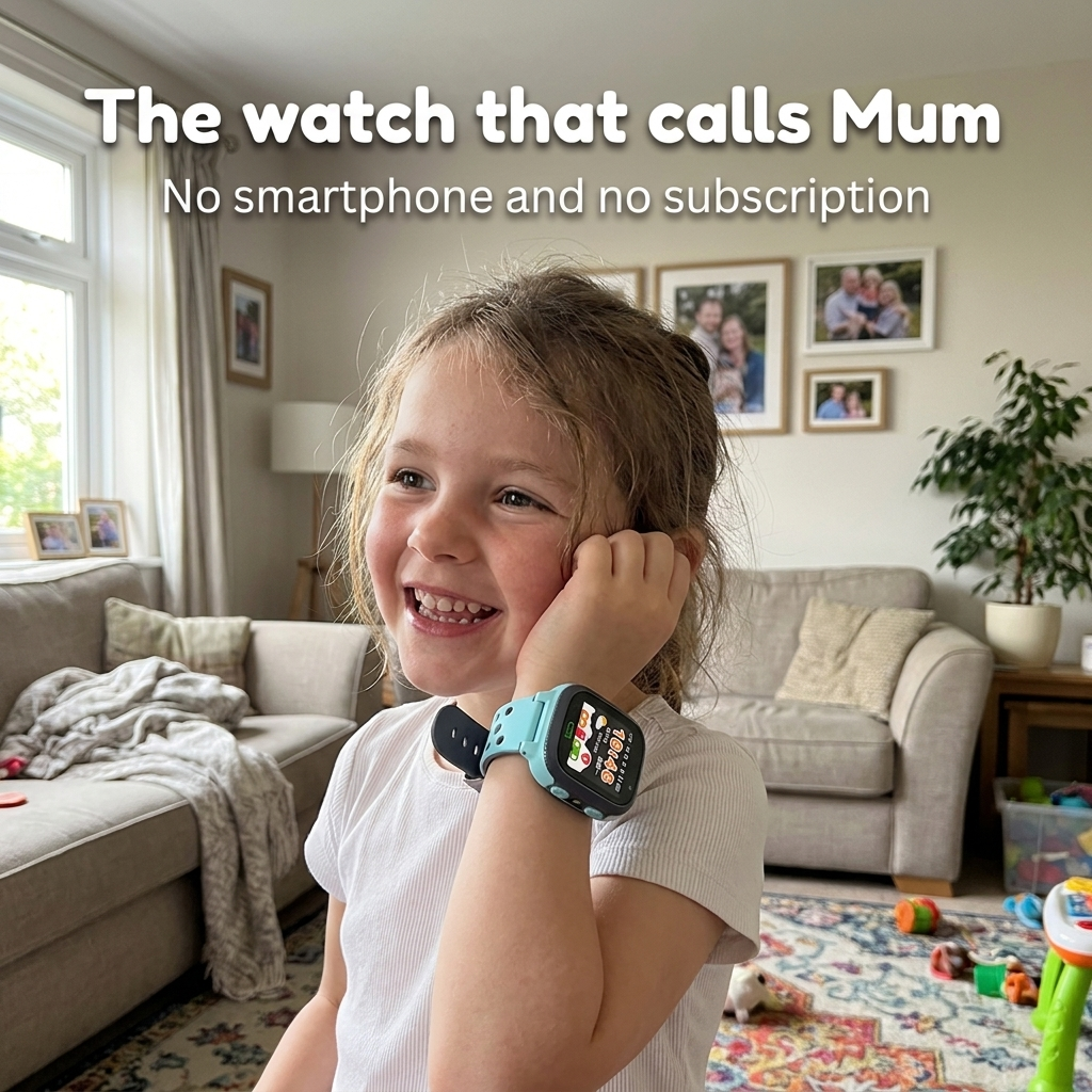 Buzzly kids' calling watch — the watch that calls Mum