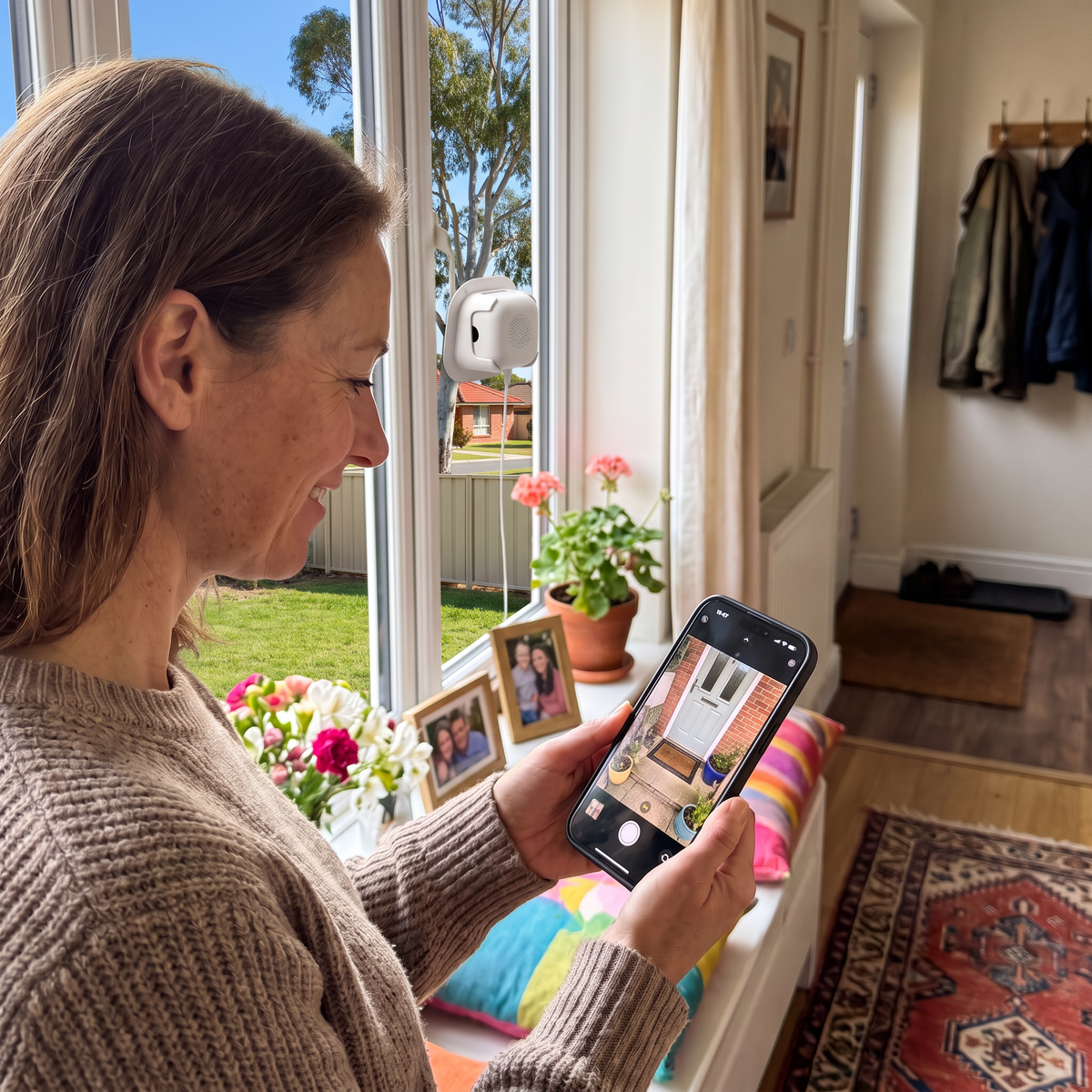 LookOut window camera in an Australian home