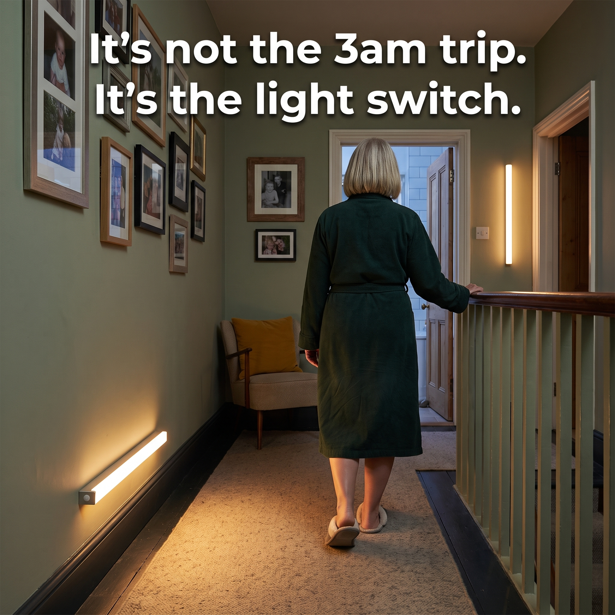 LumaPath™ — The Warm Motion Night Light