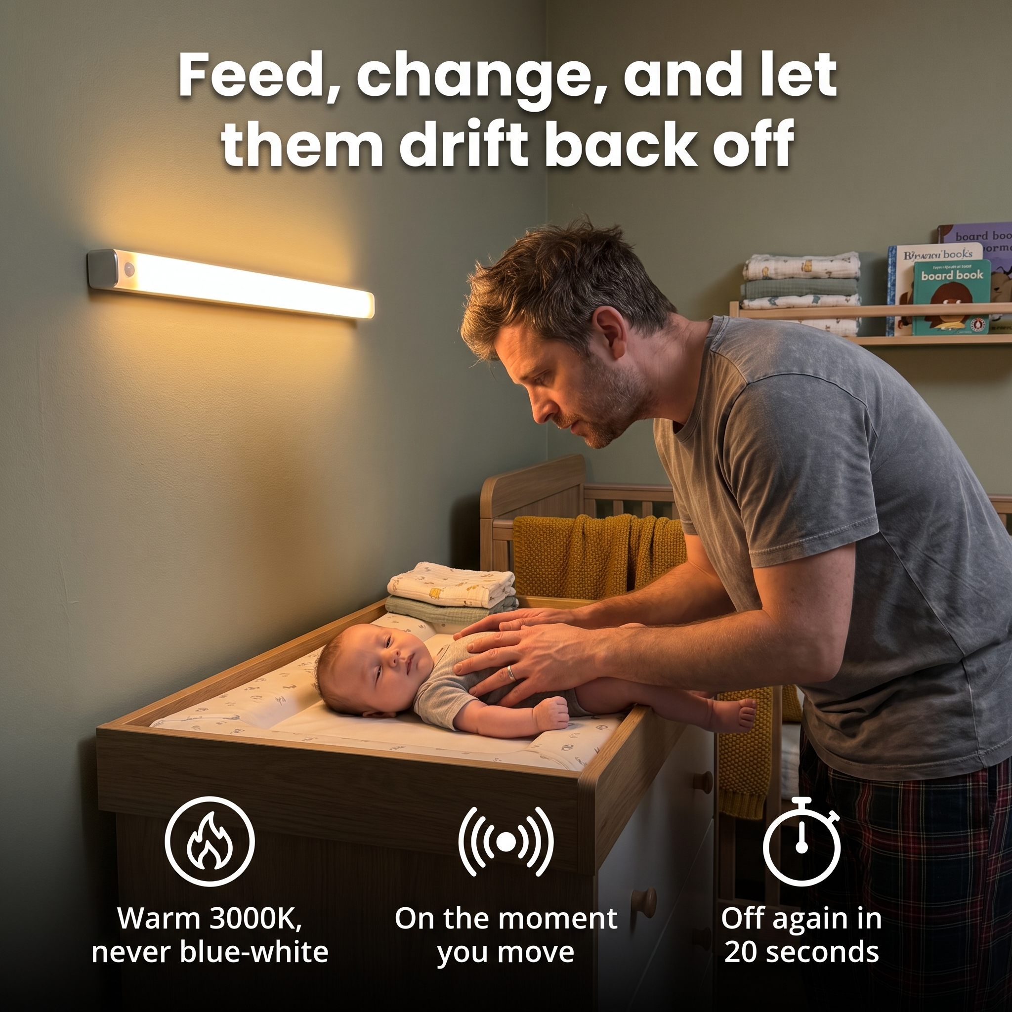 LumaPath™ — The Warm Motion Night Light