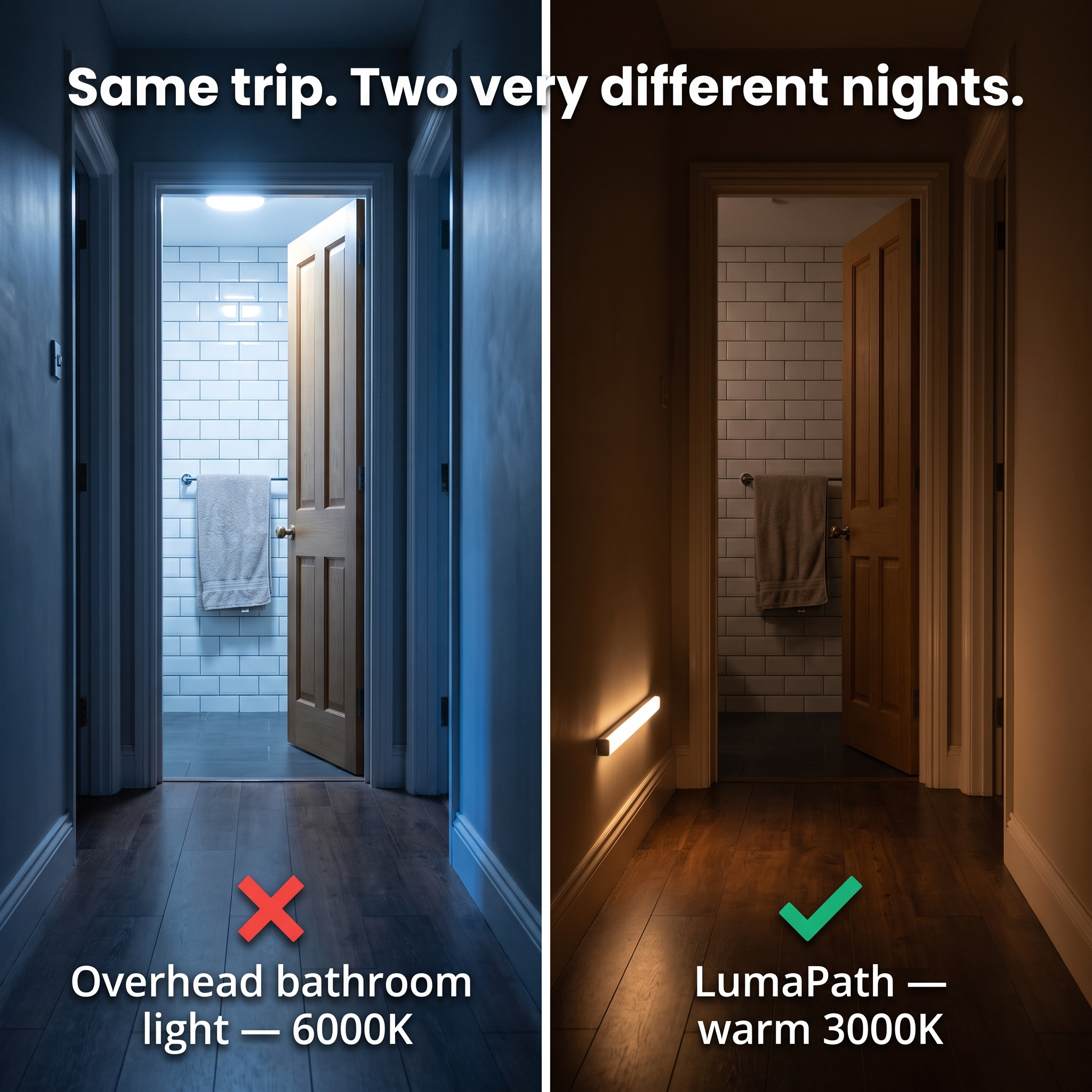 LumaPath™ — The Warm Motion Night Light