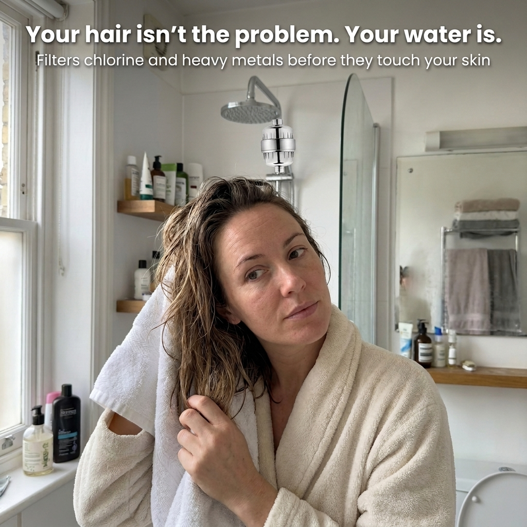 Your hair isn't the problem. Your water is.