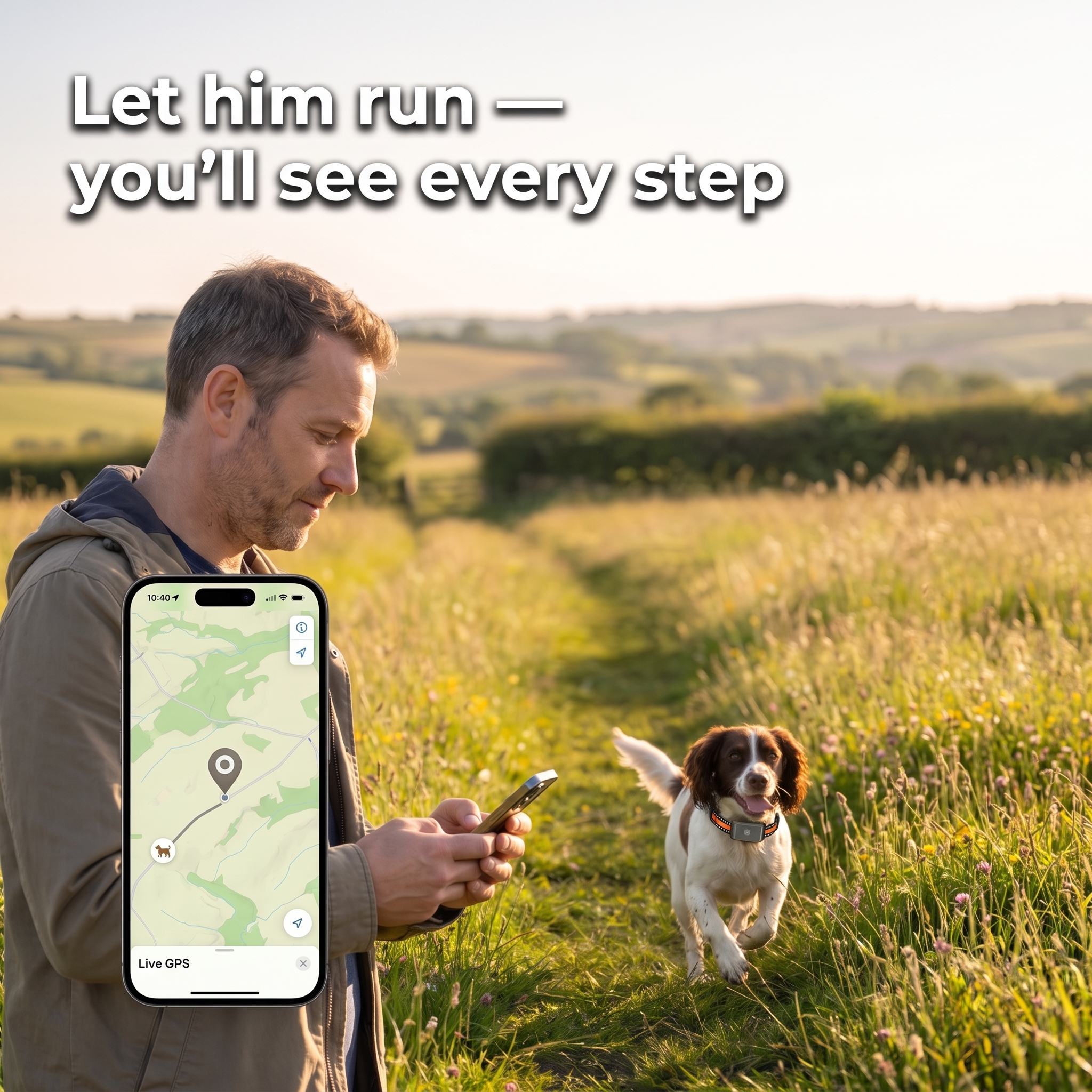 Barkspot™ GPS Dog Collar — Real-Time Tracking, No Monthly Subscription