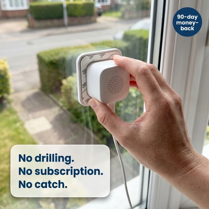 LookOut™ Indoor Window Security Camera — See Your Doorstep, No Subscription, No Drilling