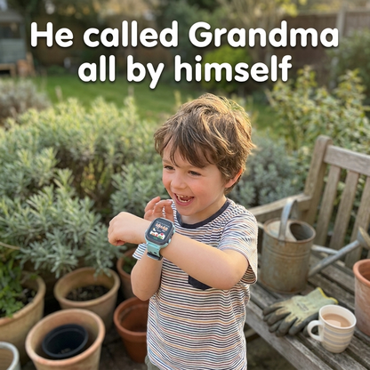 Buzzly™ Kids' Calling Watch — Their First Watch, Your Number In It. No Subscription