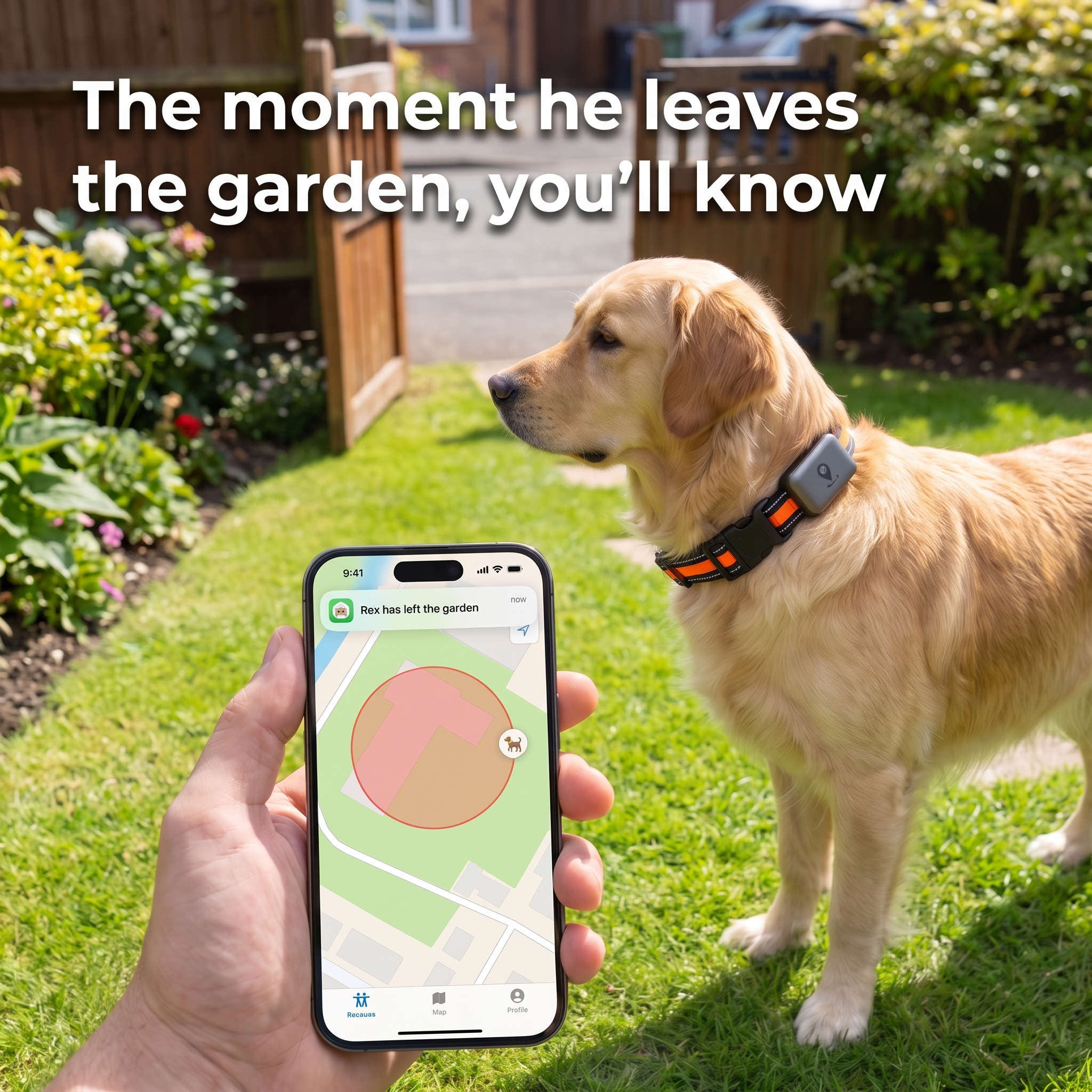 Barkspot™ GPS Dog Collar — Real-Time Tracking, No Monthly Subscription