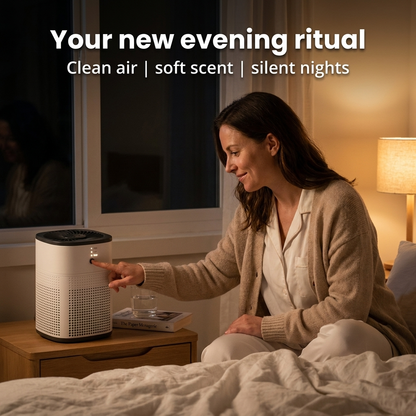 Breezly™ 3-Stage Air Purifier with Aroma | Novell Home