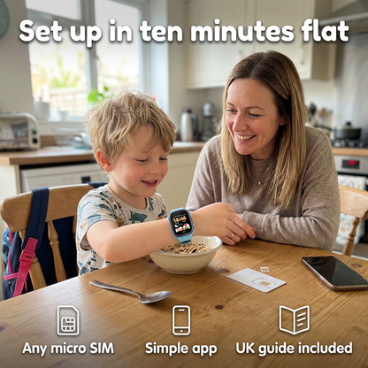 Buzzly™ Kids' Calling Watch — Their First Watch, Your Number In It. No Subscription