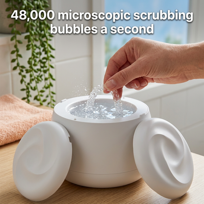 PurePod™ — Ultrasonic + UV Cleaner for Retainers, Aligners & Night Guards