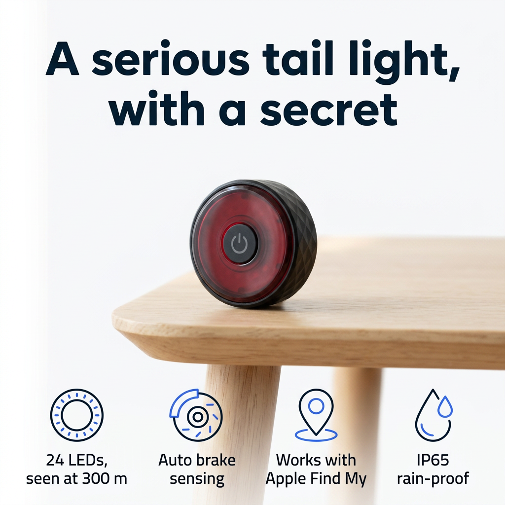 Bikespot™ — Smart Find My Tail Light