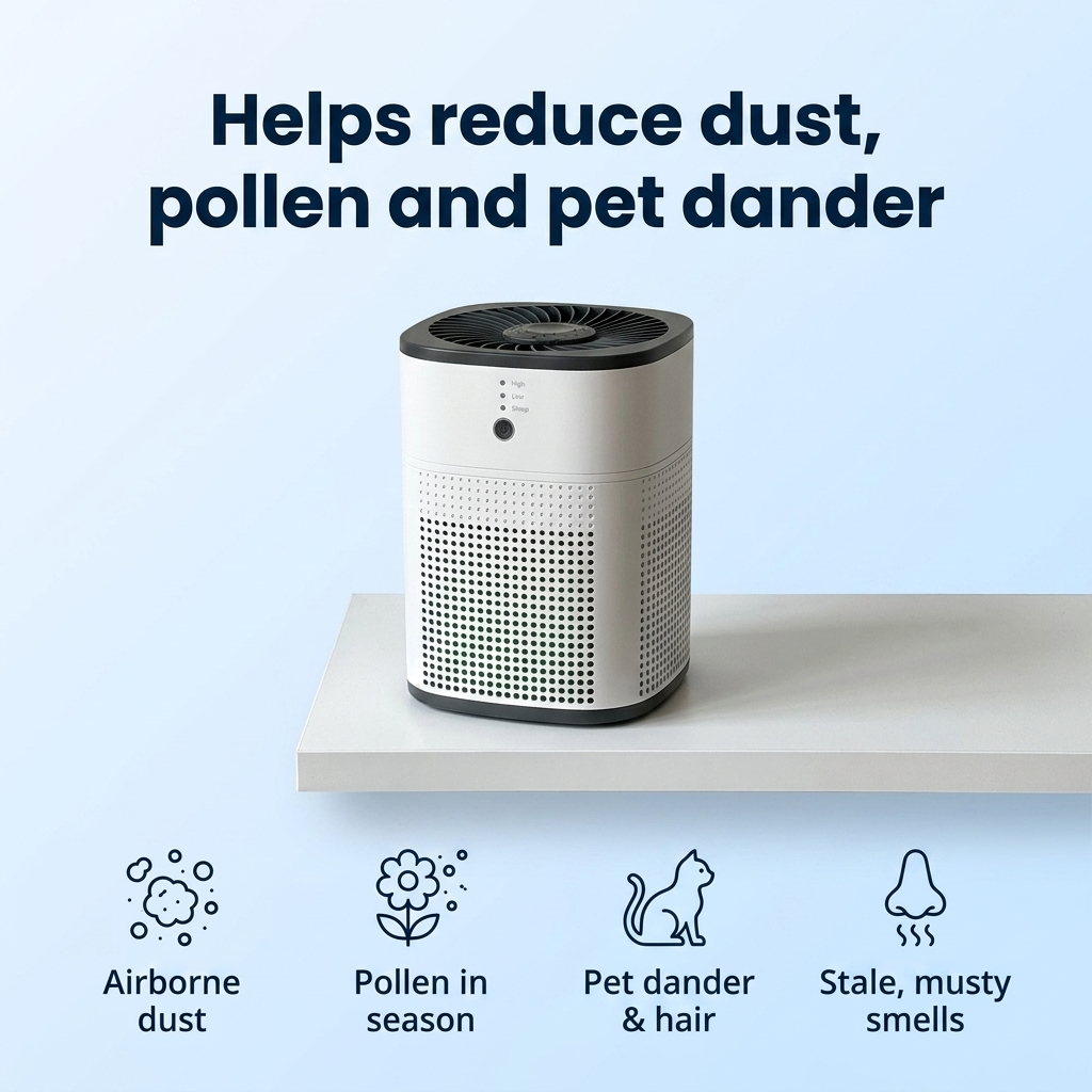 Breezly™ 3-Stage Air Purifier with Aroma | Novell Home
