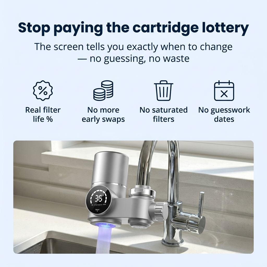 PureFlow™ — The Only Tap Filter That Shows You It's Working