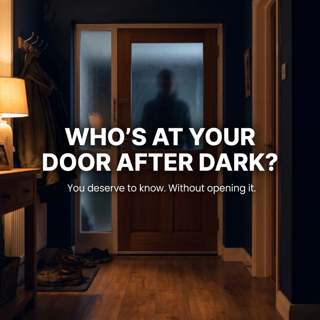 SafeView™ Smart Video Doorbell – 1080p HD, Two-Way Audio, No Subscription