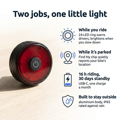 Bikespot™ — Smart Find My Tail Light