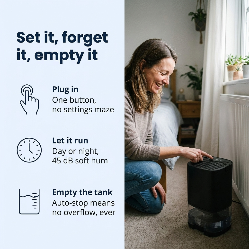Dryft™ — The Right-Sized Dehumidifier