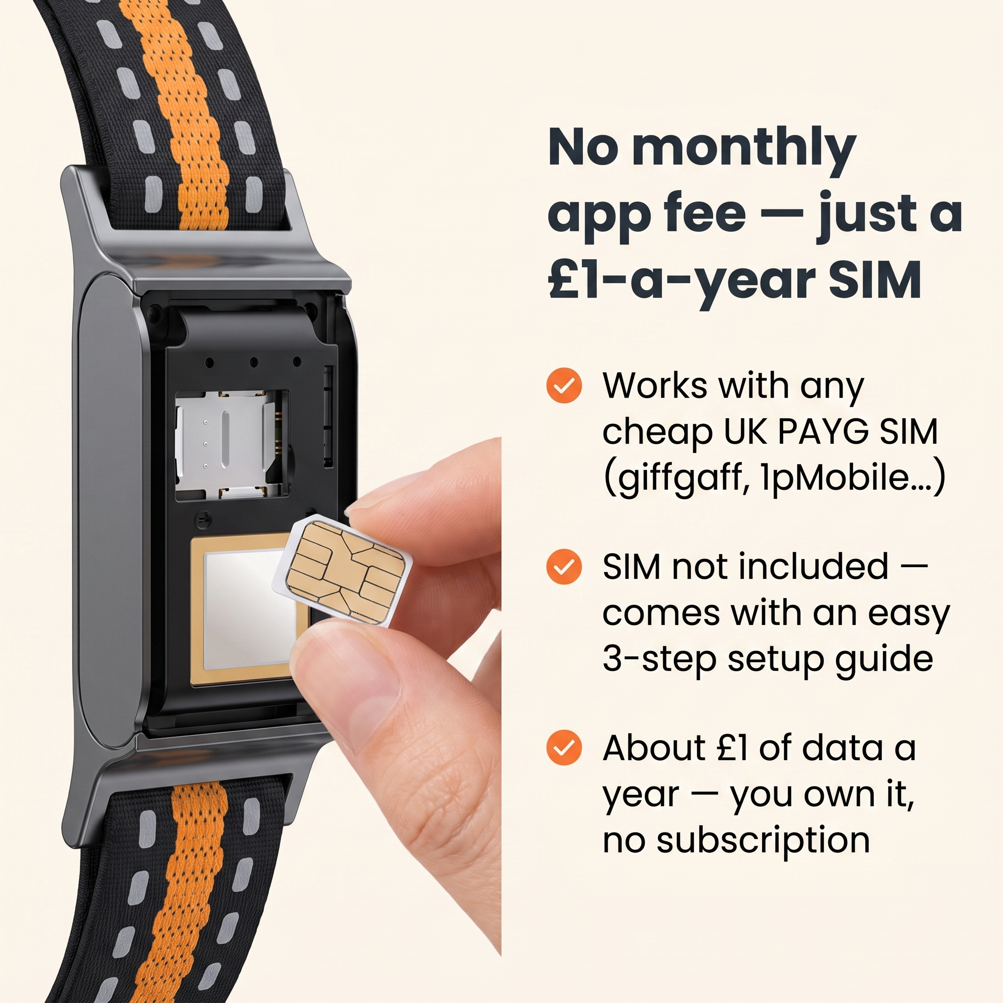 Barkspot™ GPS Dog Collar — Real-Time Tracking, No Monthly Subscription