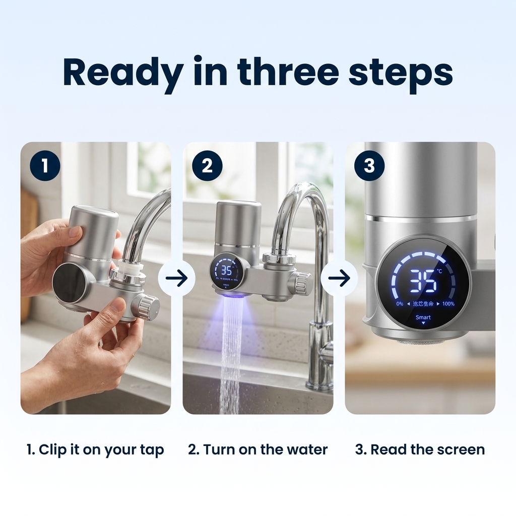 PureFlow™ — The Only Tap Filter That Shows You It's Working