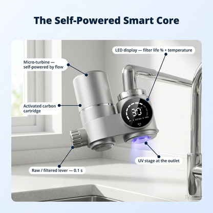 PureFlow™ — The Only Tap Filter That Shows You It's Working