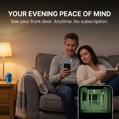 SafeView™ Smart Video Doorbell – 1080p HD, Two-Way Audio, No Subscription