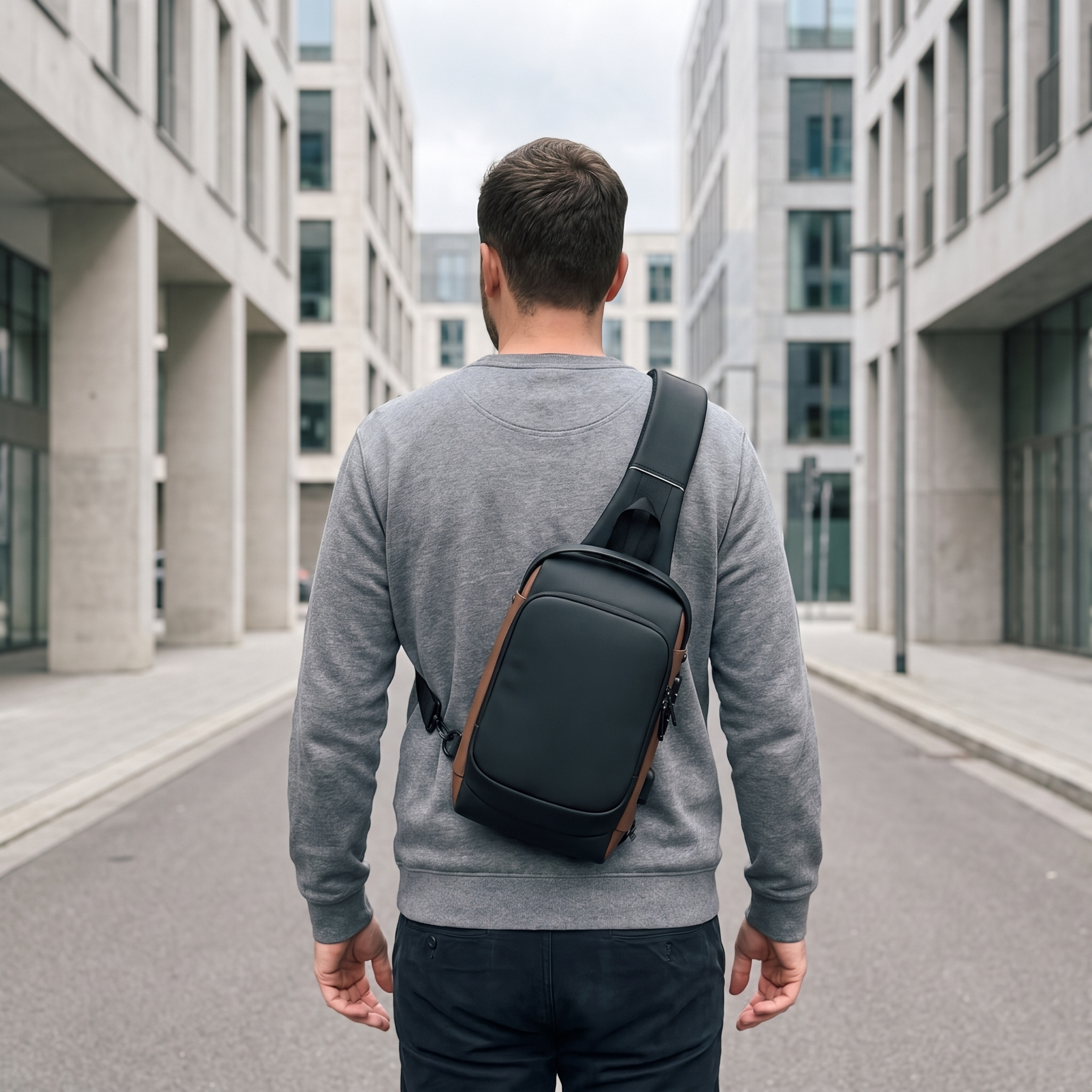 Vaulty™ – Anti-Theft Crossbody Bag | Lockable Main Compartment | Hidden Zips