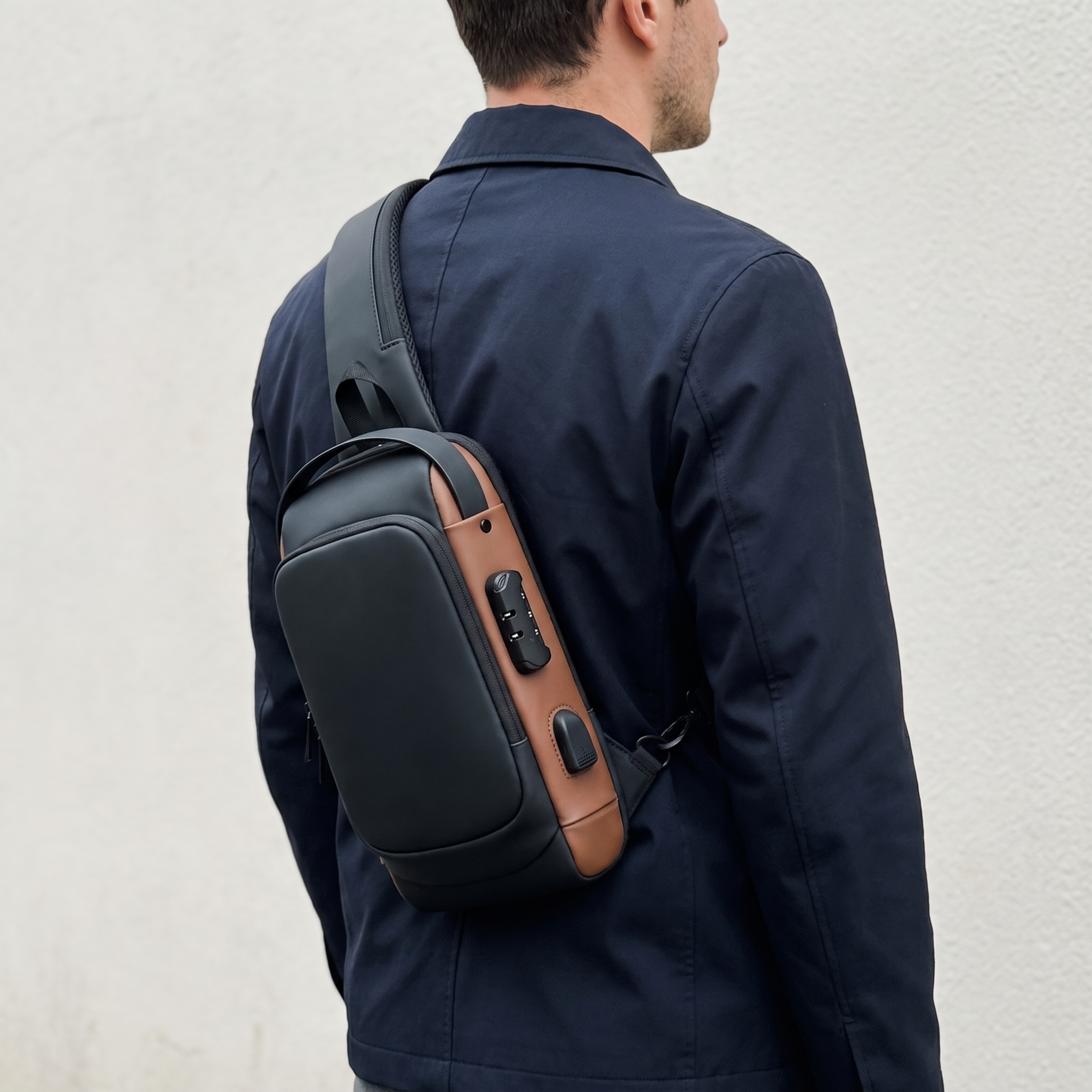 Vaulty™ – Anti-Theft Crossbody Bag | Lockable Main Compartment | Hidden Zips