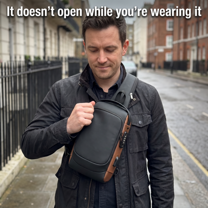 Vaulty™ – Anti-Theft Crossbody Bag | Lockable Main Compartment | Hidden Zips