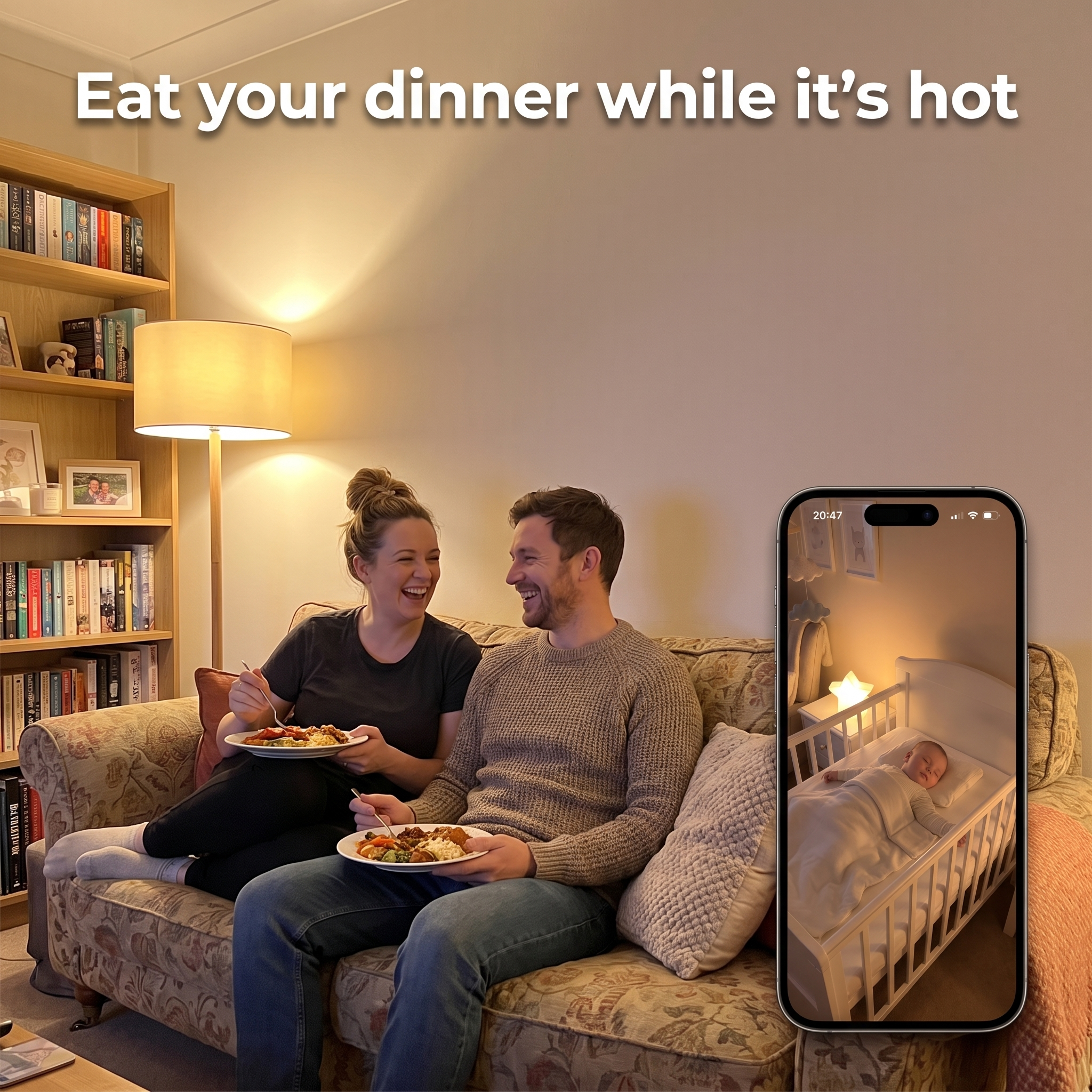 Nestly™ – 360° WiFi Baby Monitor | Local SD Storage, No Cloud, No Subscription