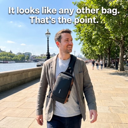 Vaulty™ – Anti-Theft Crossbody Bag | Lockable Main Compartment | Hidden Zips