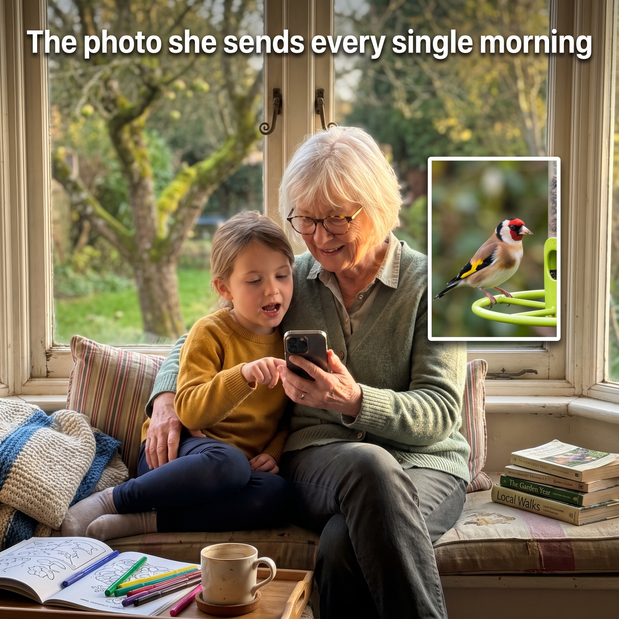 A bird photo on the phone every morning with Birdly