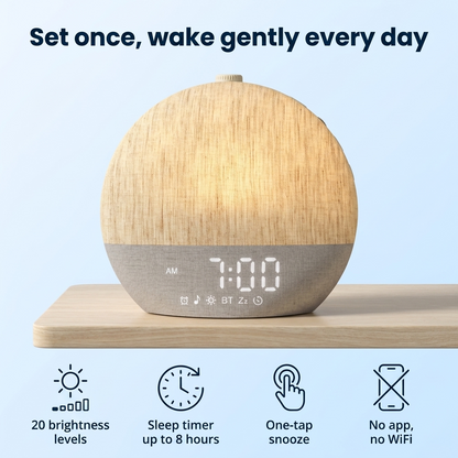 Dawnly™ — The Linen Sunrise Alarm Clock