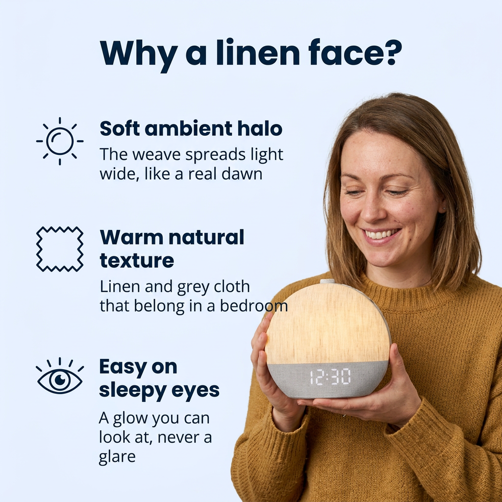Dawnly™ — The Linen Sunrise Alarm Clock