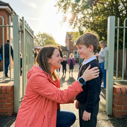 At the school gate wearing Kidspot