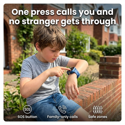 Kidspot™ — Kids' Location Watch | GPS + Wi-Fi + LBS Triple-Lock | No Subscription