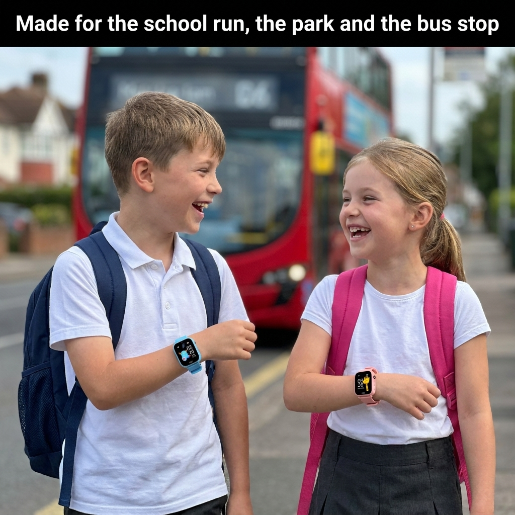 Kidspot™ — Kids' Location Watch | GPS + Wi-Fi + LBS Triple-Lock | No Subscription