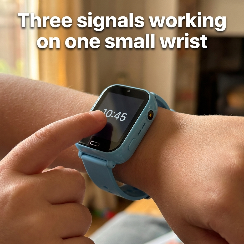Kidspot™ — Kids' Location Watch | GPS + Wi-Fi + LBS Triple-Lock | No Subscription