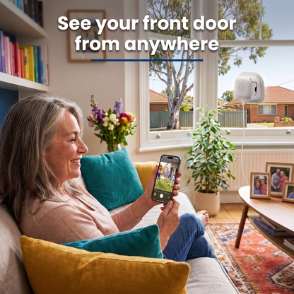 LookOut window security camera in an Australian home: no drilling, no subscription