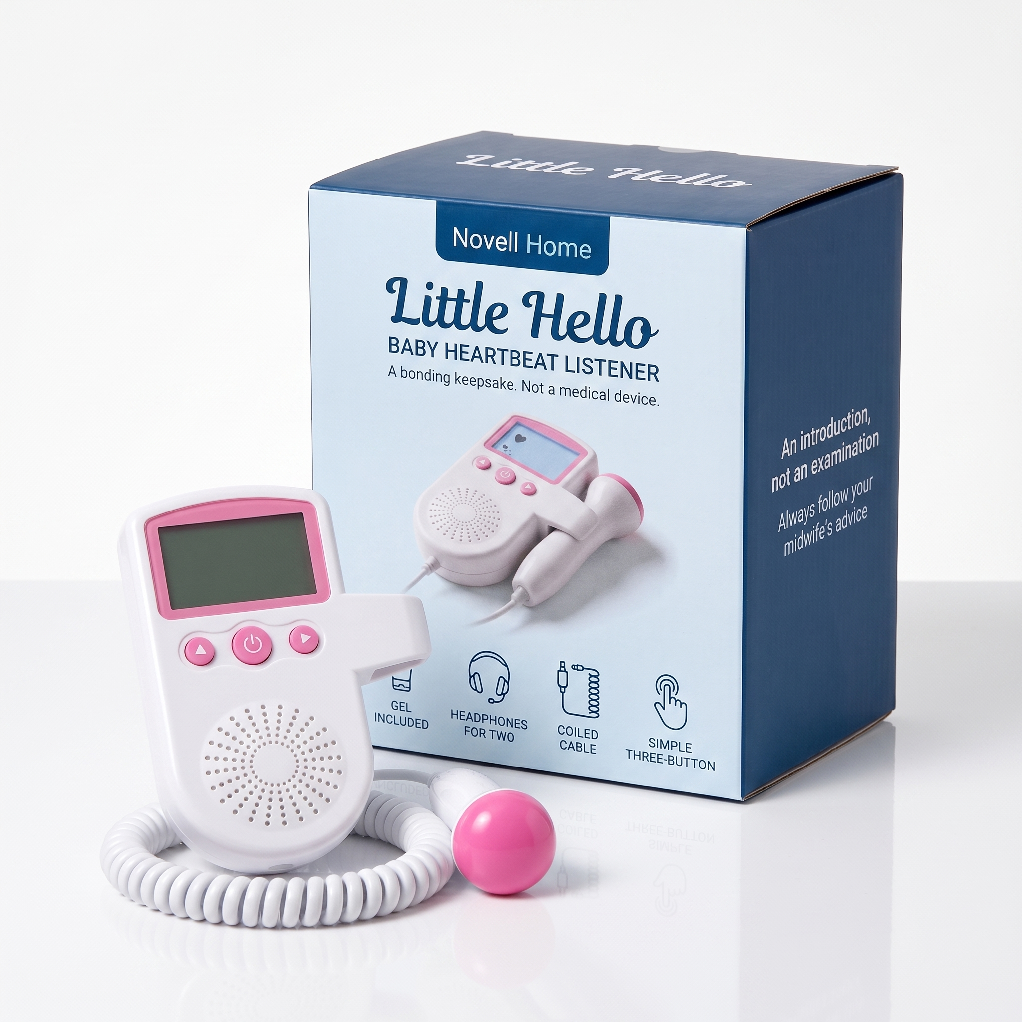 Little Hello™ –  Fetal Doppler | Baby Heartbeat Listener