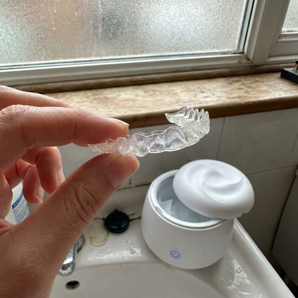 PurePod™ — Ultrasonic + UV Cleaner for Retainers, Aligners & Night Guards