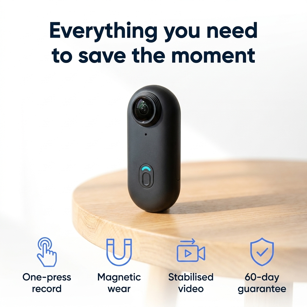Snaply™ — The Tiny Camera That Keeps You In The Moment