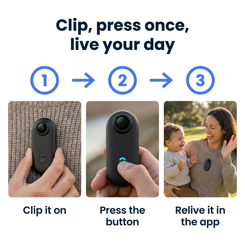 Snaply™ — The Tiny Camera That Keeps You In The Moment