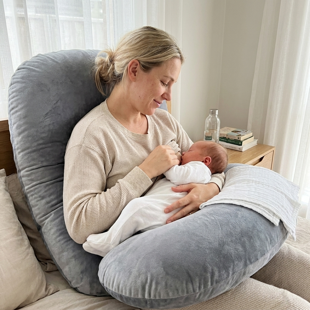 Snugly™ Pregnancy Pillow — The Cocoon That Turns Over With You